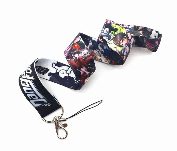 Prix ​​d'usine 100 Piement Danganronpa Trigger Happy Havoc Cartoon Anime Lanyard Keychain Nou STRAP CLACE CAME CAME ID TÉLÉPHON