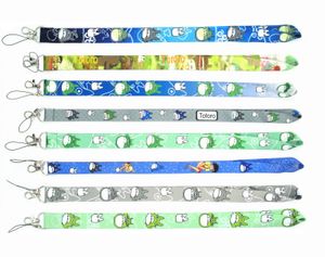 Fabrieksprijs 100 stuks MY BUURT Cartoon Anime Lanyard Sleutelhanger Nekkoord Sleutel Camera ID Telefoonkoord Hanger Badge Feestcadeau Accessoires Groothandel 2023