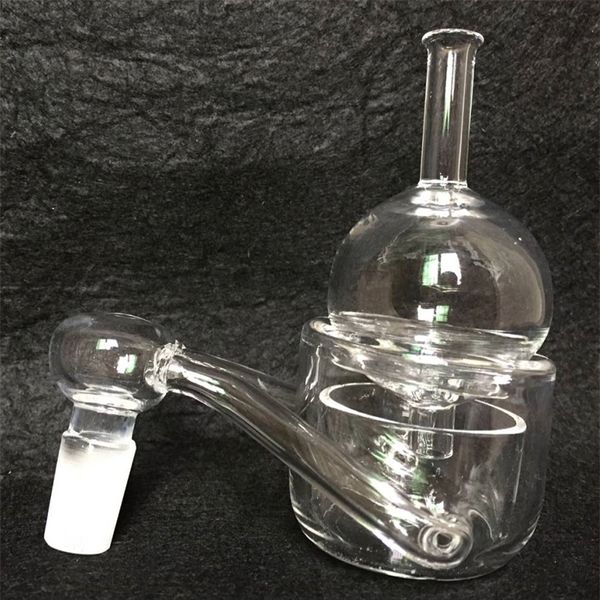 Prix ​​d'usine!! 1 Set 50 MM XXXXL Quartz Thermal Banger + Bouchon Carbone Big Bowl Double Tube Quartz Thermal