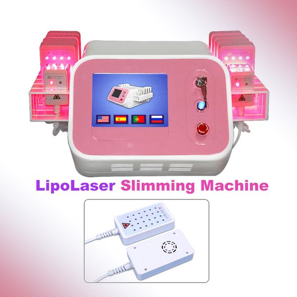 Machine Laser Lipo à 208 Diodes, prix d'usine, 12 tampons Lipolaser pour amincir, perte de poids, Machine à double longueur d'onde