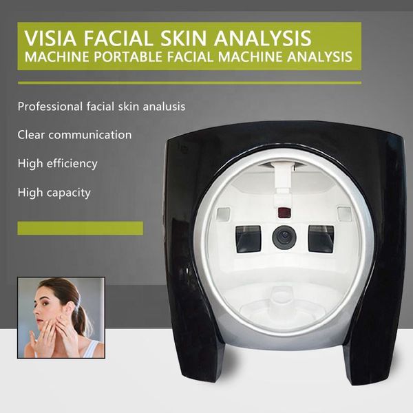 Precio de fábrica Sistema de diagnóstico de piel 3D dermatoscopio 8 espectro luz Uv escáner de piel analizador analizador de piel máquina visia