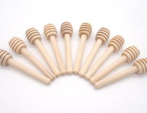 Precio de fábrica, 8 cm, mini palillos de madera para miel, varilla para agitar miel, herramienta de cocina, suministro para fiestas