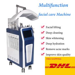 9 dans 1 microdermabrasion Jet Peel Peel Water Oxygen Hydra Dermabrasion Machine pour l'équipement de salon de beauté de soins de la peau