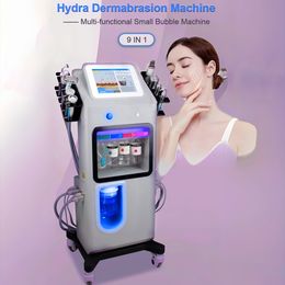 Prix usine 9 en 1 peeling à l'eau rajeunissement de la peau jet d'oxygène raffermissant blanchissant la machine de dermabrasion Hydra pour le commerce