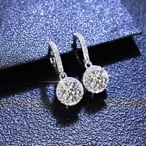 Boucles d'oreilles en diamant Moissanite en forme de bois, prix d'usine, cœurs ronds et flèches de 5Mm, clous d'oreilles, cadeau de saint valentin