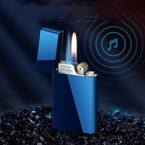 Prix d'usine électroplate Personnalisation Cigare Light Torch Flint Ignition Double feu plus léger