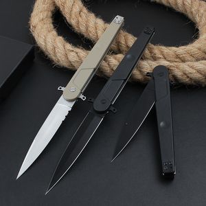 Precio de fábrica ER BD4 Cuchillo plegable táctico grande D2 Satén / Hoja de recubrimiento de titanio negro Nylon Más mango de fibra de vidrio Cuchillos de carpeta de bolsillo de supervivencia al aire libre