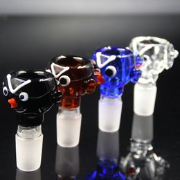 Bol en verre à prix usine avec bols en verre à joint mâle de 14 mm et 18 mm pour bangs Bols en verre colorés