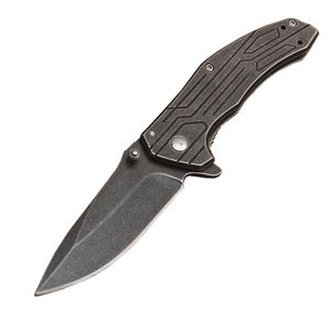 Factory Prijs KS1346 Flipper Vouwmes 8cr13mov Stone Wash Blade Roestvrij stalen handvat EDC Pocket Knives met retailbox