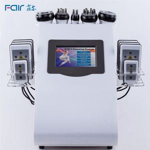 Factory Prijs Liposuctie Lipolaser 40K 80k Slankmachine Cavitatie Vacu￼m RF Laser pads Anti-verouderingslichaam Sculting Vet Burner Salom Apparatuur met 5 handgrepen