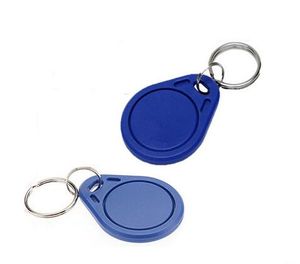 Factory Prijs Make High Quality EM4100 125KHZ Sleutelkaart 100 stks / partij ISO11785 ABS RFID Business Key Tags Deur Entry FOB