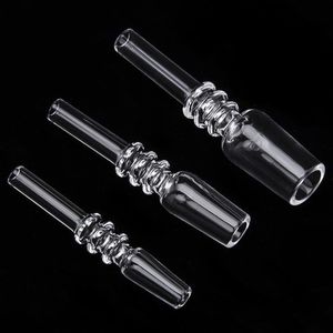 Precio de fábrica NC Punta de cuarzo Accesorios para fumar 10 mm 14 mm 19 mm Macho Dabbing Nail Dab Straw Drip Tips Domeless Quartzs Nail para pipa de agua Bongs