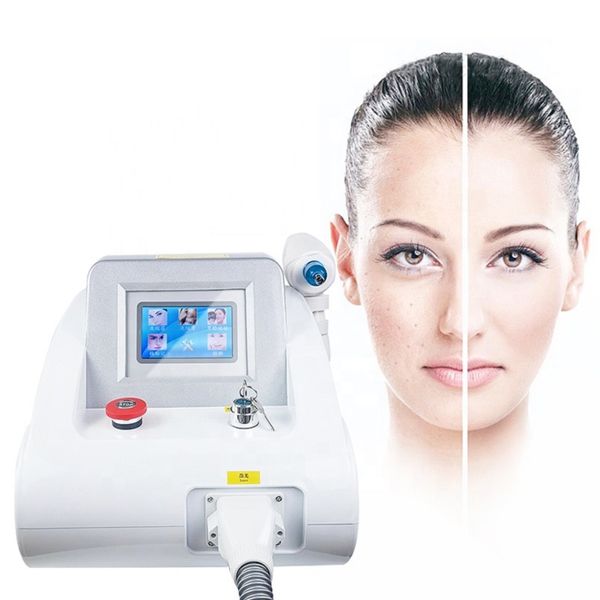 Prix usine Nd Yag Laser détatouage traitement de l'acné 532nm 1064nm 1320nm peau de carbone blanchir la machine du visage avec objectif point rouge