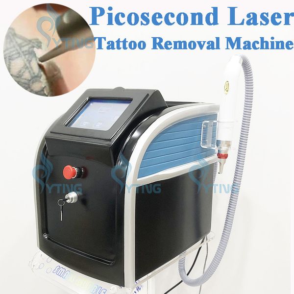 Machine professionnelle de détatouage au laser picoseconde 755nm 1064nm 532nm 1320nm Q commuté enlèvement de pigmentation au laser Nd Yag