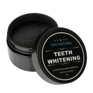 ¡Precio de fábrica!Limpieza de dientes blanqueamiento poder carbón orgánico activado polvo hermosa sonrisa dientes blanqueamiento negro polvo suelto 30g