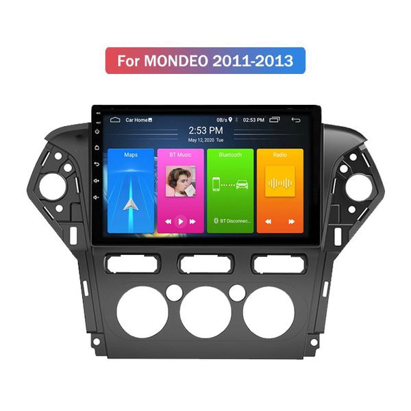 Precio de fábrica Pantalla táctil Doble Dos Din Android Car DVD Player para Ford MONDEO 2011-2013 con GPS Nav Auto Audio Radio