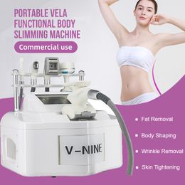 Prix d'usine Vela Roller Body Shaping Machine RF Peau Serrer les rides Supprimer la cavitation Perte de graisse Drainage lymphatique sous vide Massage Instrument de beauté