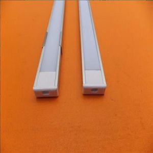 fabrieksproductie plat slank led-strip licht aluminium extrusiestaaf spoorprofielkanaal met deksel en eindkappen287G