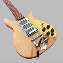 Productos de fábrica ricken-coster 325 guitarra eléctrica colección de 3 piezas, fotos reales, envío gratis madera maciza, guitarra, placa dorada