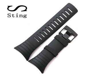 Band de montre en caoutchouc d'usine pour Core Men Sport Watchs Strap Remplacement du bracelet1190434