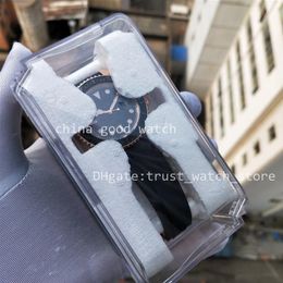 Factory S Watch Basel Super BPF versie 40mm V2 Kwaliteit Automatische beweging Rose Gold Rubberen Riem Black Dial Bezel BP Sapphire320s