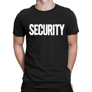 Factory Safety Front and Back Men's T-Shirt Employee Activity Uniform schommelstoel scherm afgedrukt