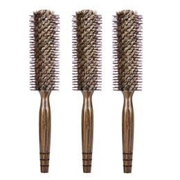 Factory Sales Hair Roller Comb Bristle Comb Curly Hair Comb Inner Buckle blazen Rechte Hair Modellering Kam huishoudelijke ronde rolram