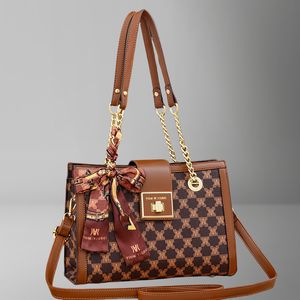 Sac à bandoulière pour femmes en usine Élégant grande capacité de mode de banlieue sac fourre-tout Sweet Bow Bow Ribbon Sac minoritaire POP Lettre à main 6280 #