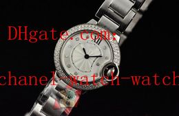 Factory Verkoper dames Japan Quartz Movement Watch 18K Rose Gold Diamond 28mm damesmode pols horloges