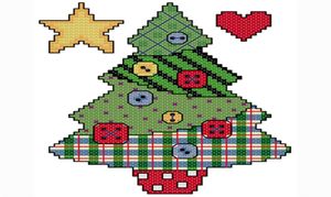 Vente d'usine Vente 11CT 14CT CROSSE STITTH TIBELLEPoint Craft Kits broderie pour les débutants Modèle broderie décor de maison Christmas21148616506