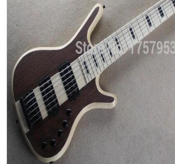 Factory Shop 100 NOUVEAU COULE DE BASS TOP de qualité 6 String Electric Bass Guitar Battery Pickups Active 1159081058