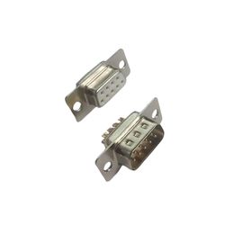 Fabrieksspot DB9-buspin D-SUB-connector massieve vergulde draadlasplaat type DB-connector