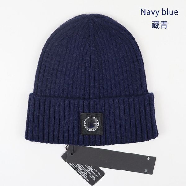 Gorros de punto de color sólido para hombre, gorros de lana de marca a la moda para mujer, comercio electrónico para jerseys cálidos para exteriores, punto de fábrica