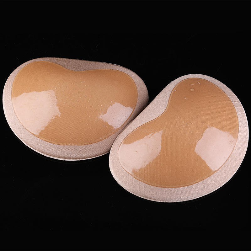 Fabryczne miejsce hurtowe silikonowe silikonowe strój kąpielowy samoprzylepny niewidoczny klatkę piersiową w kształcie serca grube brezyjne wkładka na klatkę piersiową