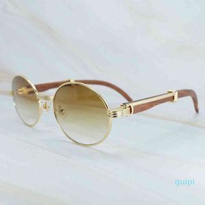 Fabriek winkel hout mannen ovale ronde zon buffel hoorn vrouwen luxe trending product vintage eyewear gafas sol