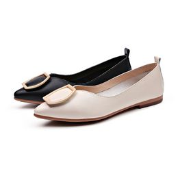 FACTORY_STORE01 Chaussures Femme Été Nouvelle Mode Femmes Appartements Mode Pointu AWS213487 Toe Ballerina Ballet Slip On Casual Chaussures