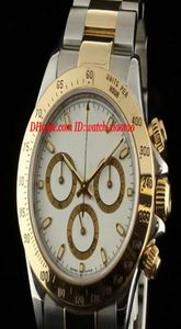 Factory Leverancier Luxe 116523 Witte wijzerplaat roestvrijstalen armband automatische heren Men039S Watch Watches7918149