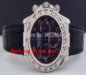 Fournisseur d'usine Luxury Wristwatch 116519 Bracelet en acier inoxydable à cadran noir Men de montre Men039