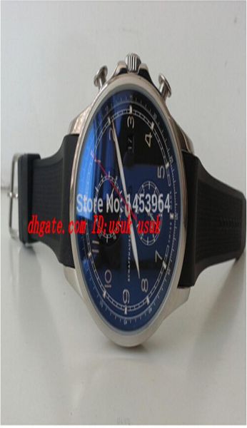 Fournisseur d'usine Luxury Wristwatch Sapphire Portugais Club 390210 Mouvement automatique Dial Black Mens Men039 Watch Watches1451872