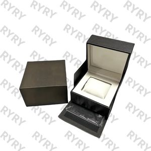 Caja de regalos de marca de lujo de Watch Watch Box de fábrica con folleto y Customiza Wooden Watch Storage Box 240425