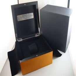 Factory Leverancier geheel voor PAM111 PAM719 Watch Box Originele houten binnenkant van de buitenste man horloges boxes papieren polshorloge good250e