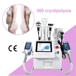 Fabriekslevering 360 Cryo Afslanken Draagbare Cryolipolysis Vet Bevriezing 40k Echografie Cavitatie Vacuüm RF Lichaam Beeldhouwen Apparatuur