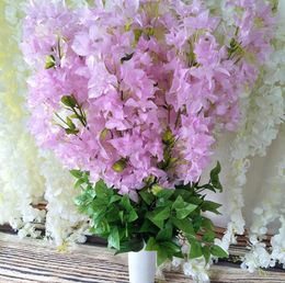 Factory Supply Silk Bougainvillea Speetabilis Flowe Hoogwaardige kersenbloesem kunstbloem voor bruiloft decoratiions tafel centerpieces