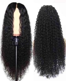 Factory Wholale 100 Brasilio Vendor de cabello humano recto Mujeres negras Cierre de encaje frontal HD Pelucas delanteras7097764