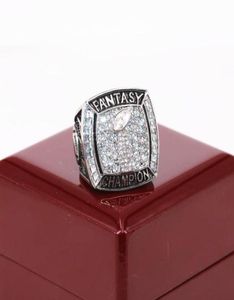 Usine entière 2018 Fantasy Football Ring USA taille 7 à 15 avec boîte d'affichage en bois Drop 2435782