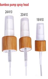 Factory Whole 24410 Bamboo Pompe Spray Head DIY BAMBOO COSMETIQUE POMME PUBLE TOP TOP QUALIT