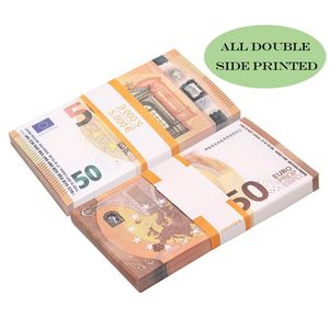 Factory Whole China Prop Money 100 PCS Toy Dollar Bills réaliste imprimé complet 2 factures de jeu pour les enfants et les accessoires de cinéma faux Euro214J