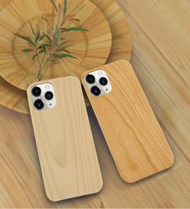 Étuis de téléphone en bois de bambou vierges personnalisés en usine, coque arrière pour Iphone 12 Mini 11 Pro Max 7 8 Plus, 1036767