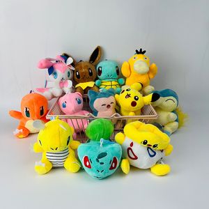 Usine en gros 10 cm 12 styles animal de compagnie tortue feu dragon en peluche jouet porte-clés film d'animation télévision périphérique poupée porte-clés sac à dos pendentifs enfants cadeaux