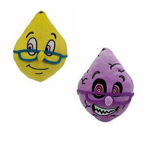 Factory Groothandel 2 stijlen van 18 cm MS Lemons Plush Toys Cartoon Games rond poppen Children's Gifts